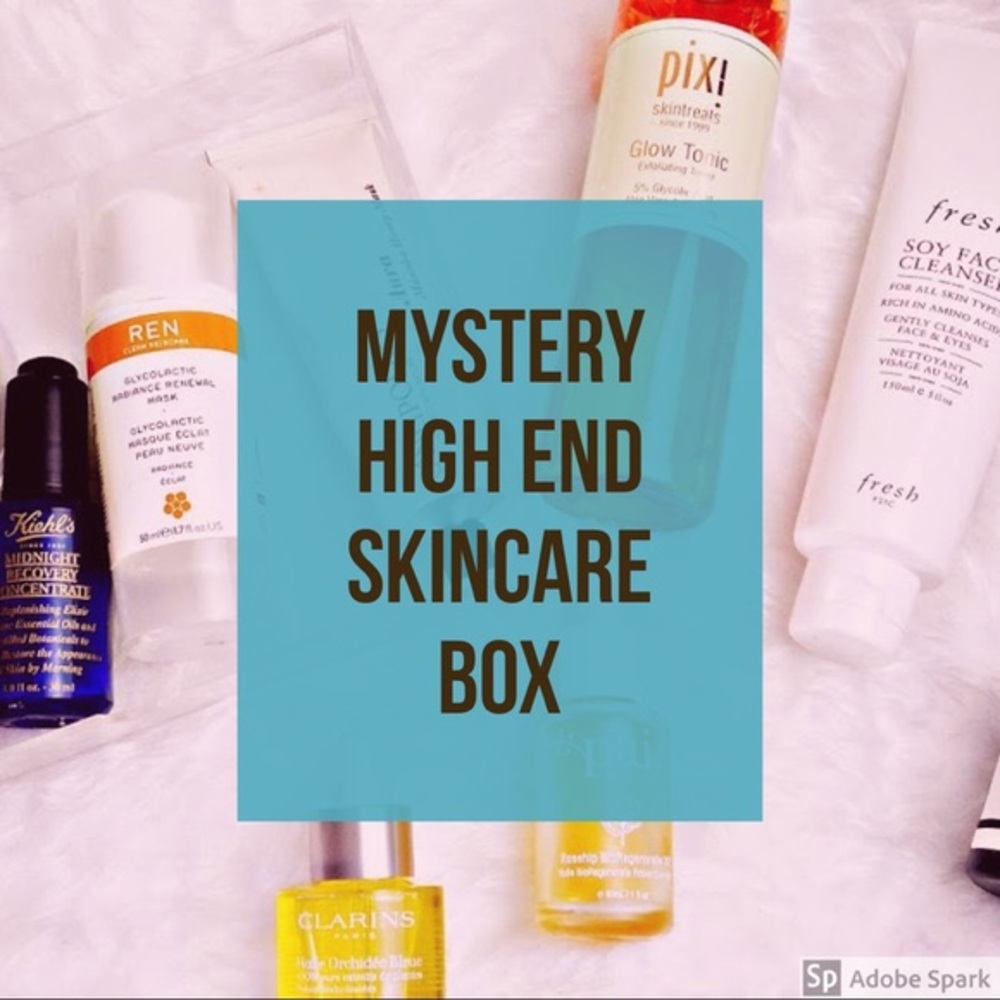 Mystery skincare box! 4 full size, 5 trial size!